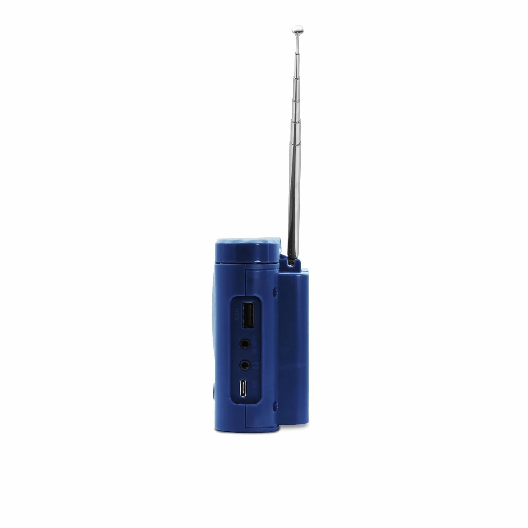 Radio Dab+ e FM con Bluetooth 5.0 Sveglia Doppia Allarme Display Colori USB MP3 Batteria Ricaricabile 15h Blu