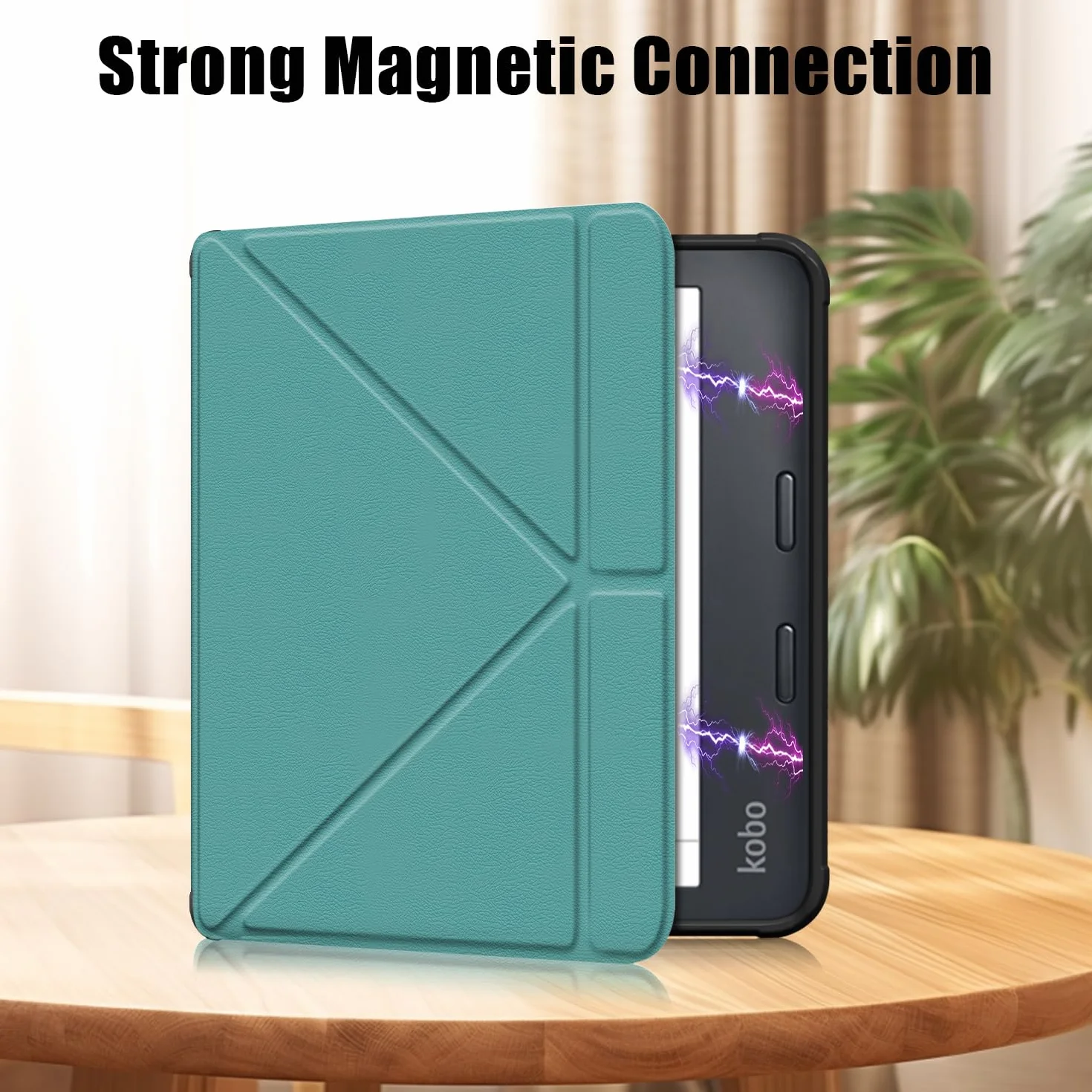 Custodia Kobo Libra Colour 2024 Libra 2 2021 Vision 6 2021 7 Pollici eReader Ultra Sottile Cover Supporto Verde