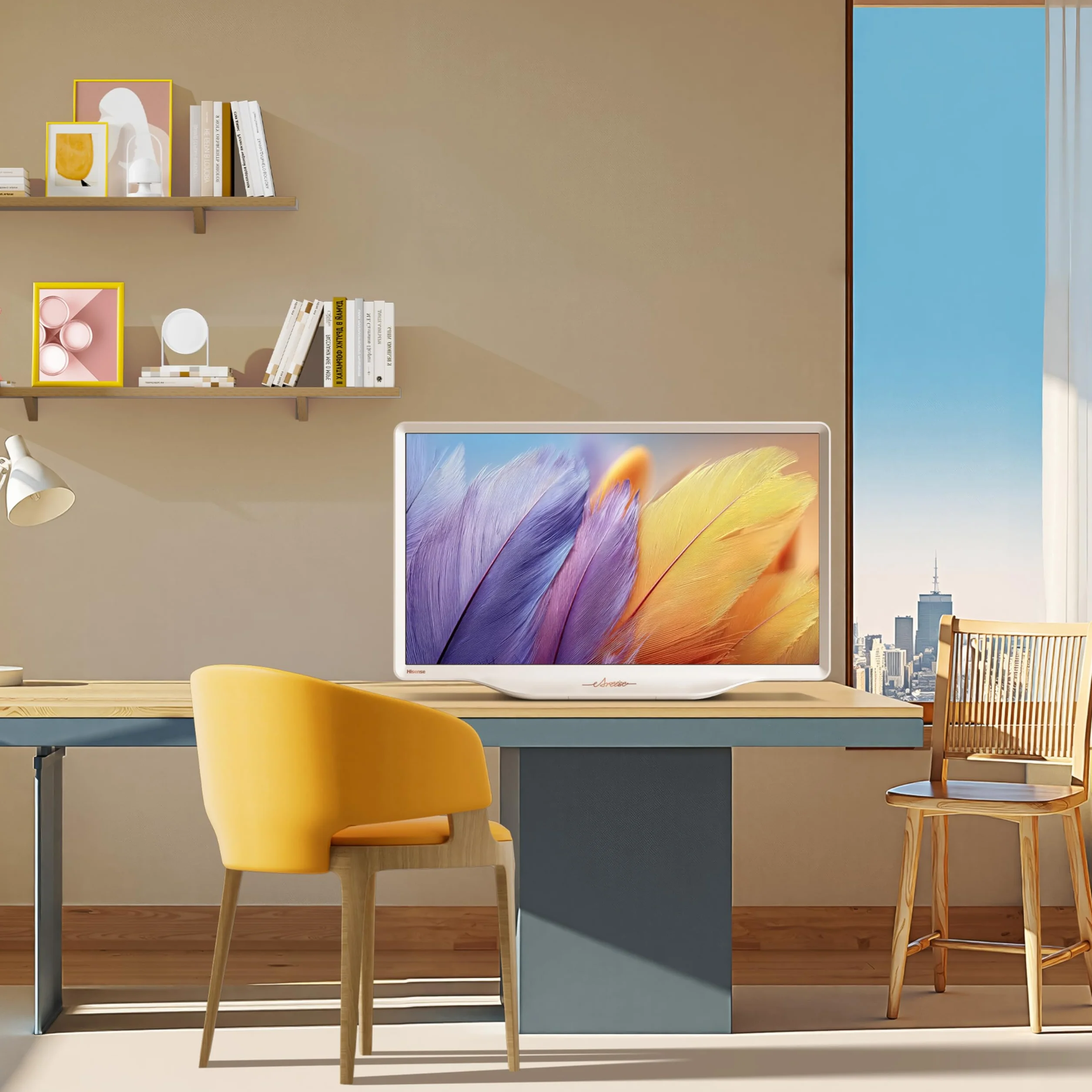 Hisense Smart TV QLED 32" Full HD 32S5Q 60Hz Dolby Atmos HDR10 VIDAA OS WiFi Game Mode AirPlay2 Works with Alexa