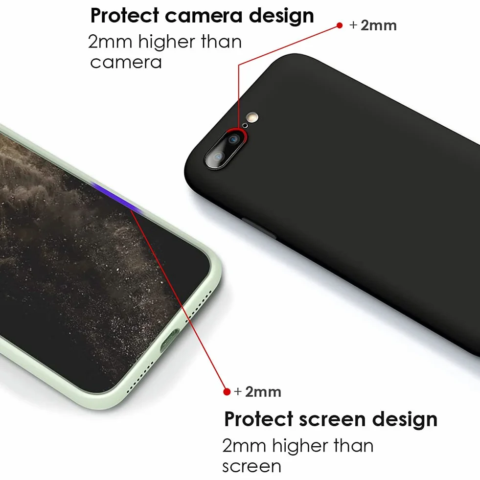 Motorola Edge 30 Ultra etui silikonowe z mikrofibrą, obudowa ochronna (Czarny)