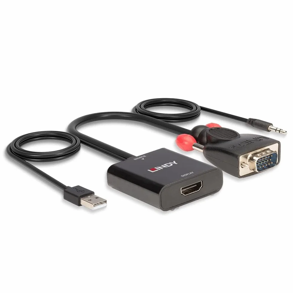 LINDY VGA Audio HDMI Converter 38284