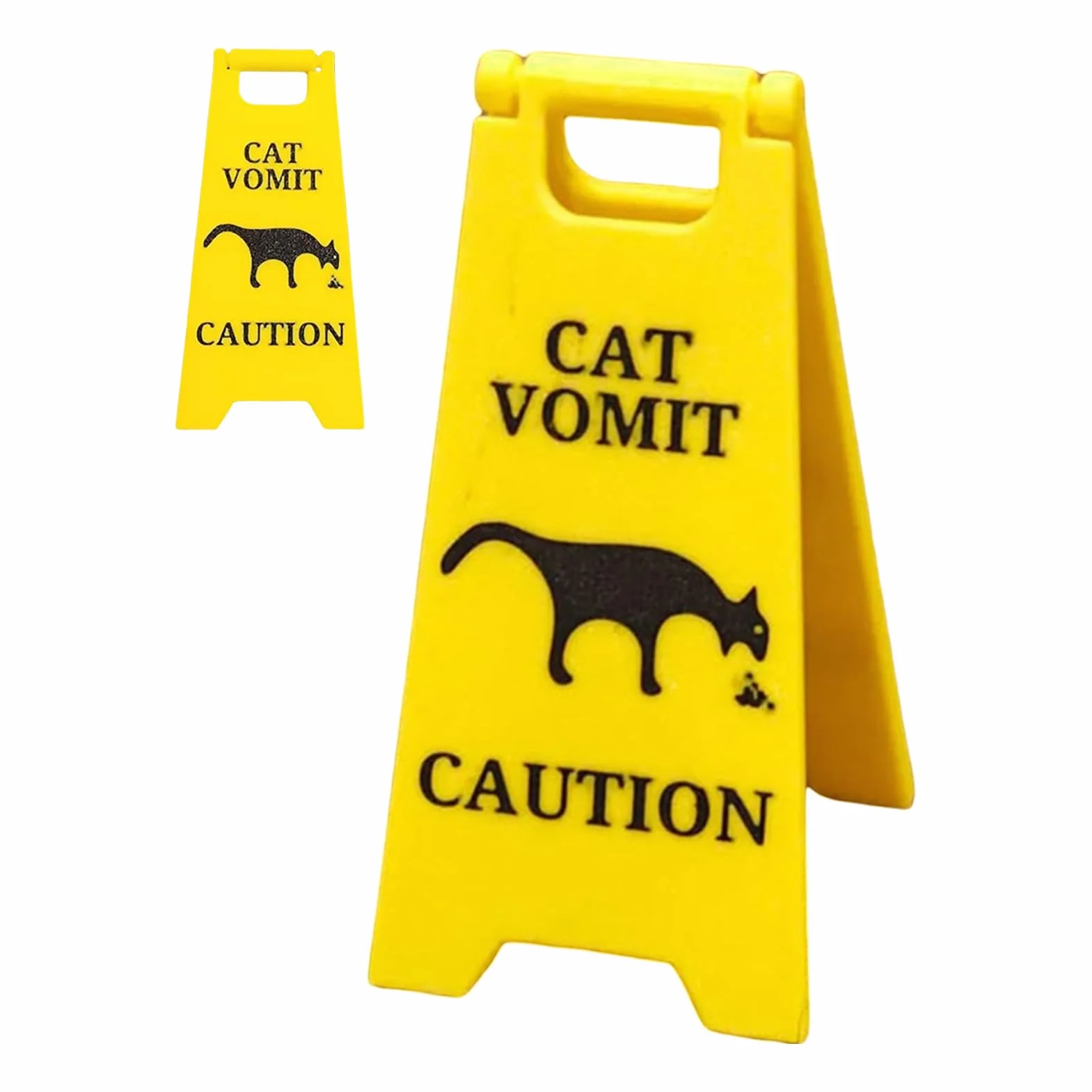 Segno Di Avvertimento Vomito Gatto Pavimento Bagnato - Indicatore Di Sicurezza Per Uso Domestico | Segno Di Cautela Per Bagno, Cucina, Camera Da Letto E Soggiorno, Avvisi Per Incidenti Per Anim