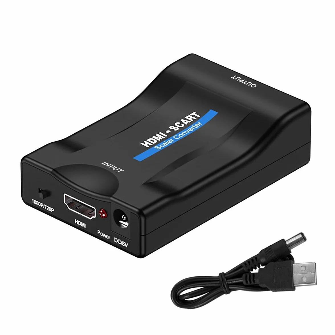 Konwerter HDMI na Scart PAL/NTSC 1080p Adapter do SKY HD Blu-Ray HDTV PC