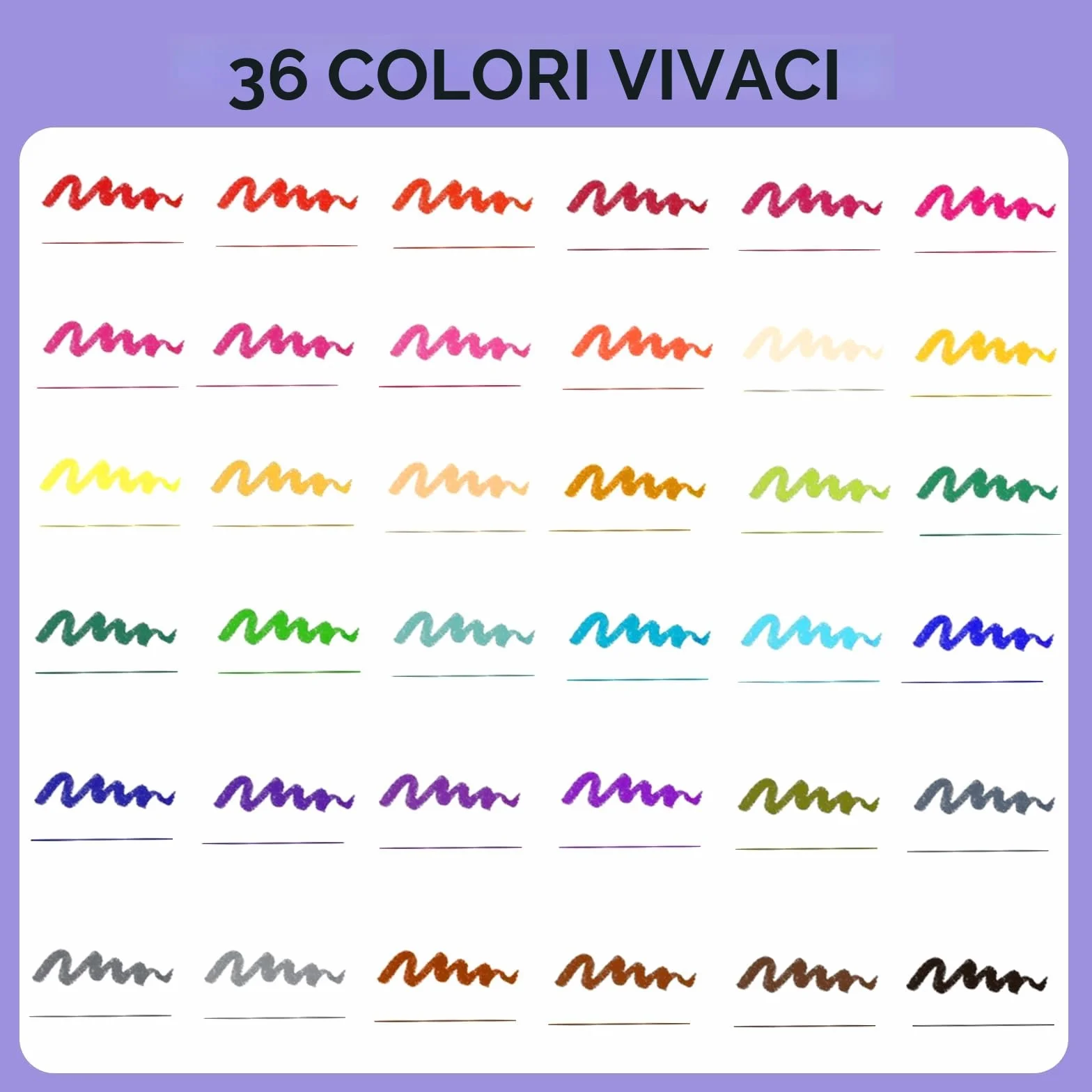 Artecho Brush Pen Lettering 36 Colori, Pennarelli Doppia Punta Fine e Grossa, Pennarelli Acquerellabili per Calligrafia