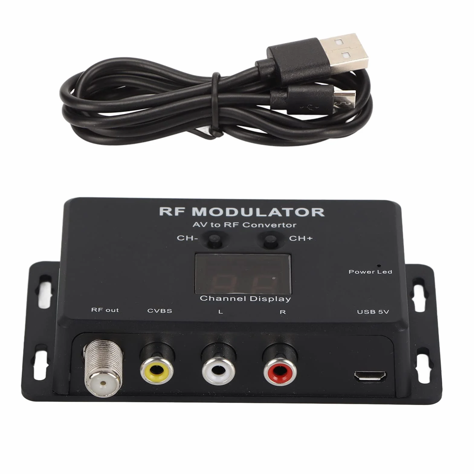 Modulatore RF Professionale da AV a RF PAL NTSC con Ripetitore IR