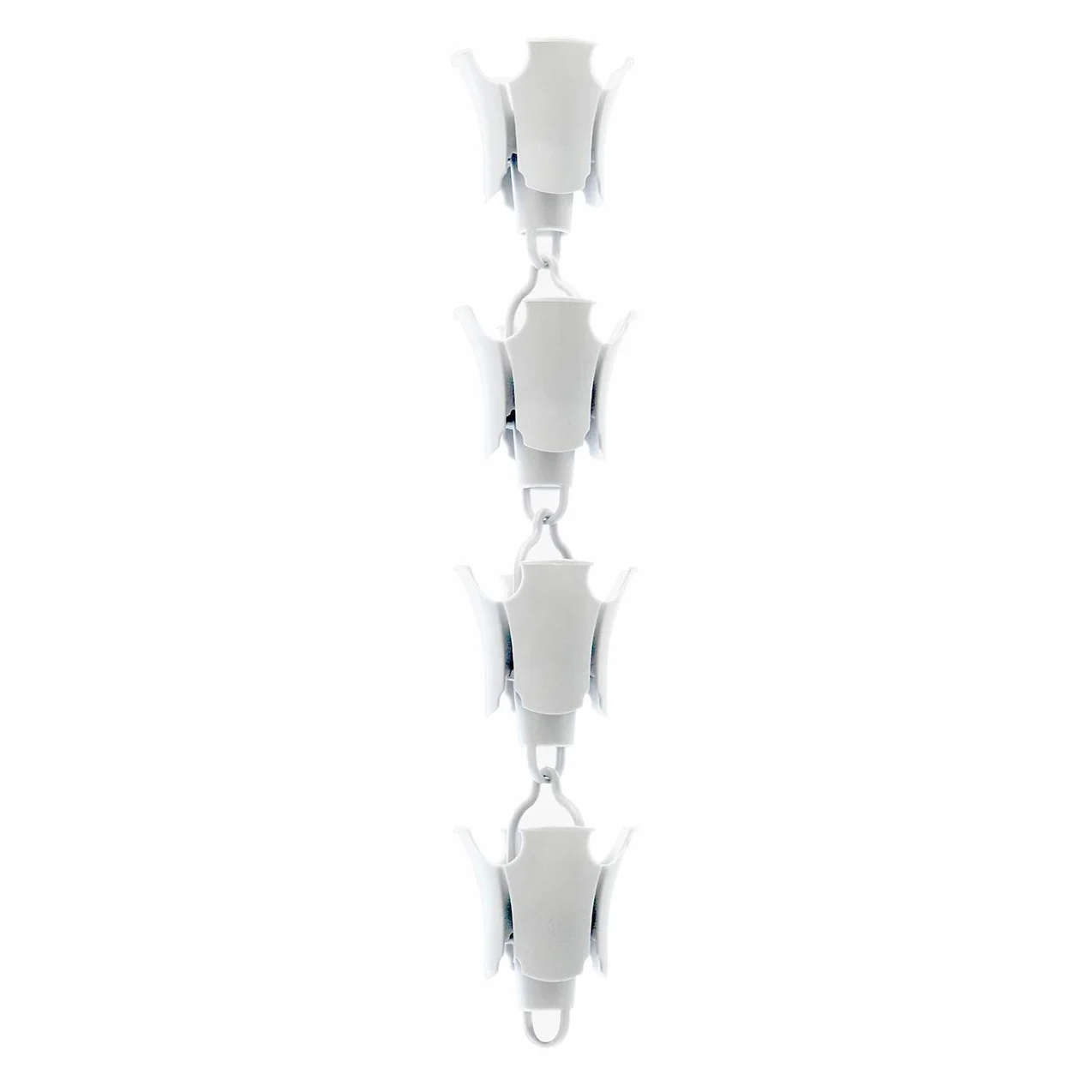 FIRST PLAST RAIN1B Gocciolatoio Componibile Catena Pluviale 1 m Bianco