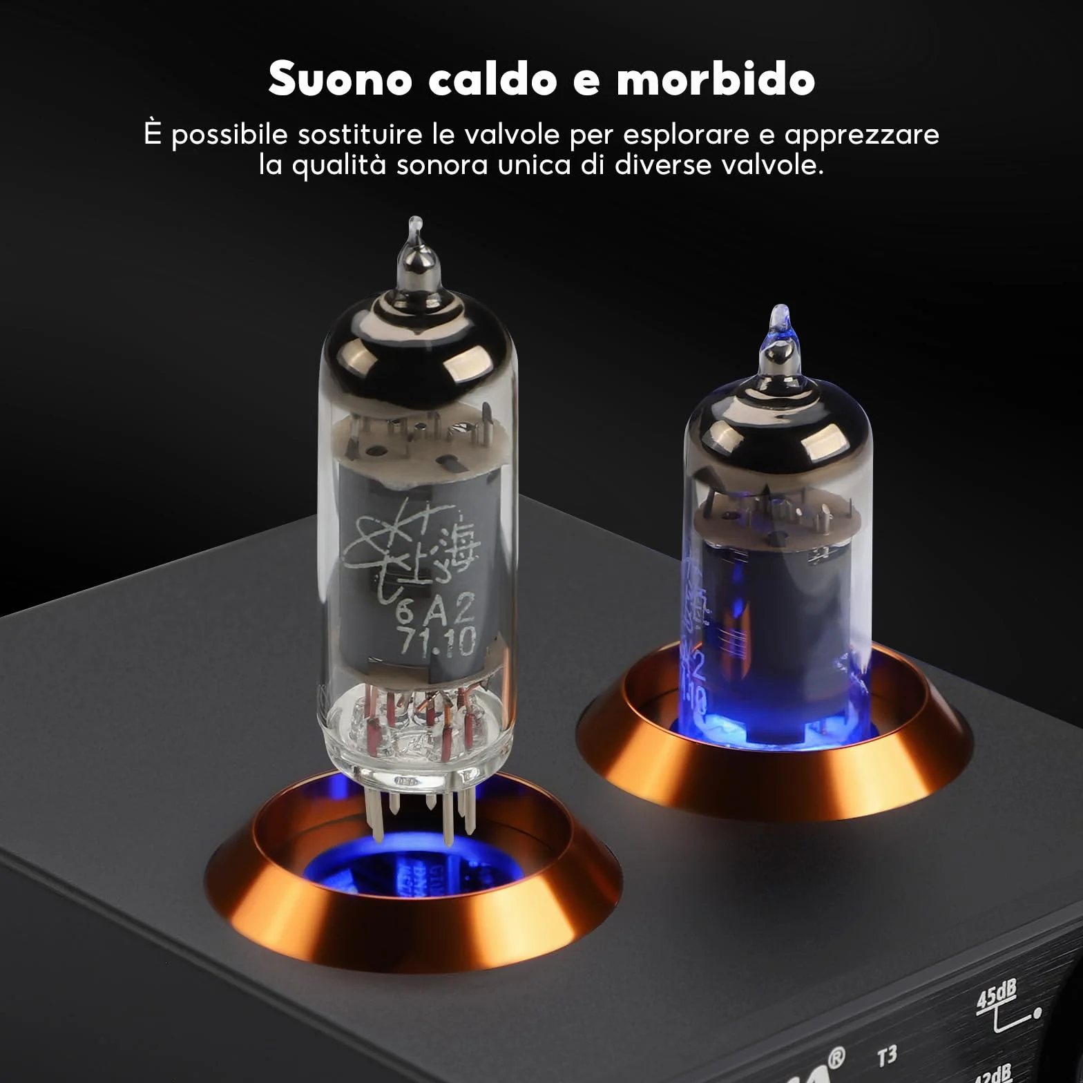 AIYIMA T3 Tube MM Phono Preamplificatore HiFi Stereo Audio per Giradischi