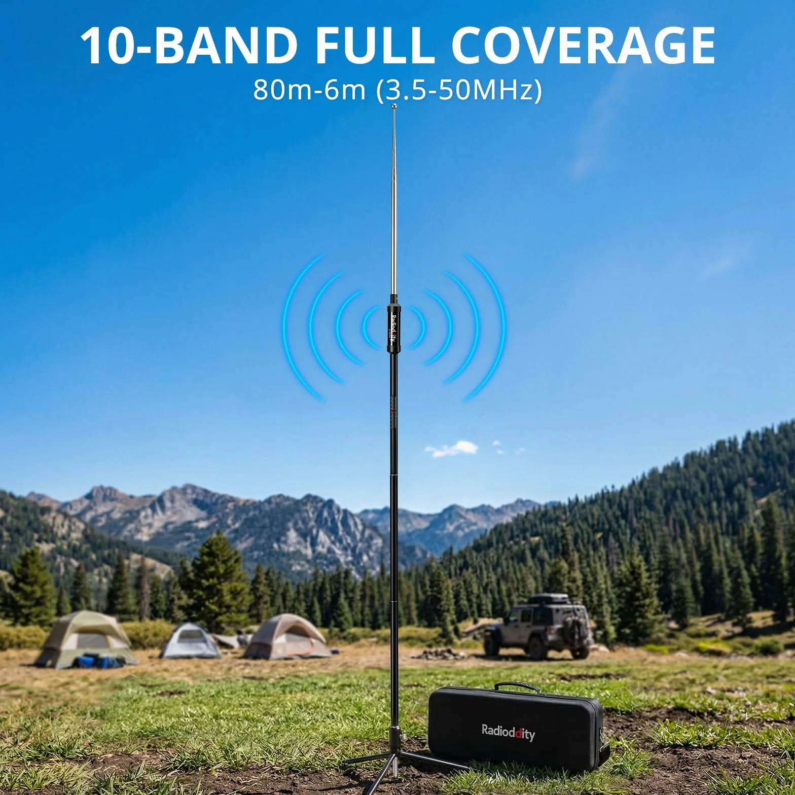 Radioddity Antenna HF-010 RF portatile
