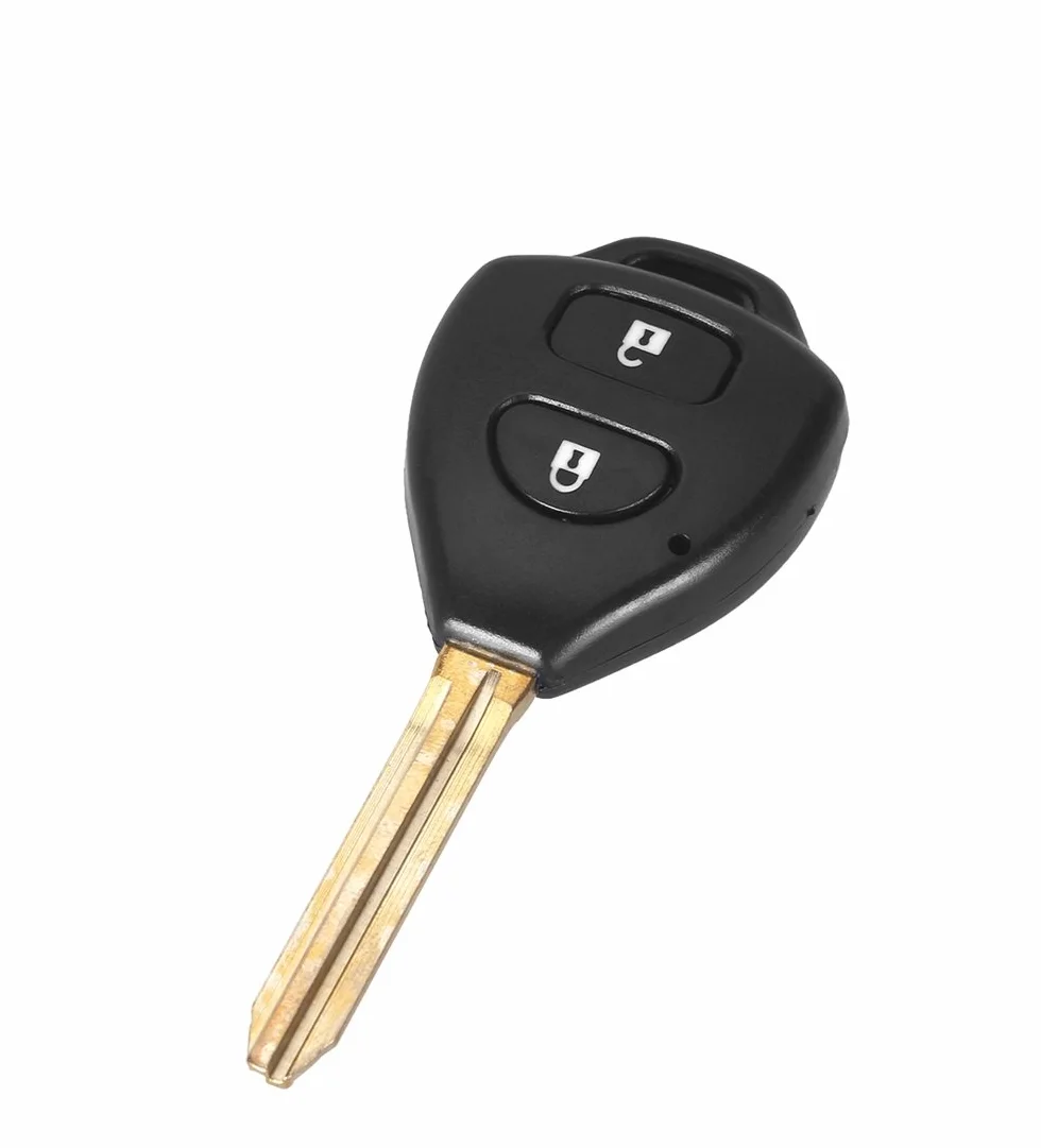 Guscio Chiave Telecomando Toyota Hilux Verso Urban Cruiser IQ Rav4 Yaris 2 Tasti