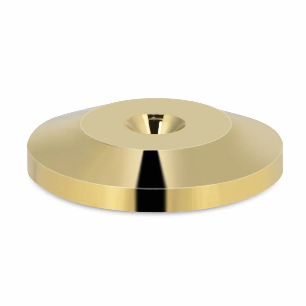 Richer-R Piedini Altoparlante 8 Pezzi 25x4 mm Isolamento Rame Oro