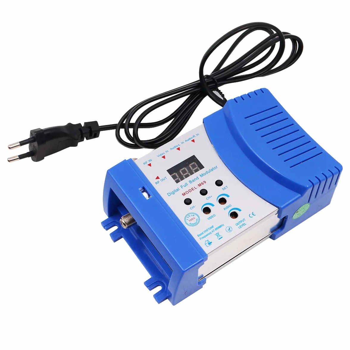 DollaTek Modulatore RF AV-RF AV-TV VHF UHF PAL/NTSC per ricevitori satellitari videocamere CATV