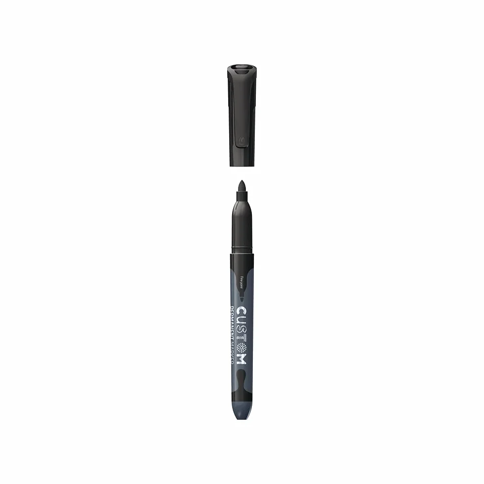 Maped Pennarello indelebile sottile punta fine 1 mm multisuperficie nero
