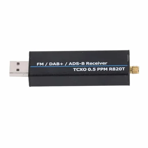 Odbiornik SDR RTL2832U R820T2 100 KHz-1766 MHz TCXO 0,5 PPM Aluminium USB