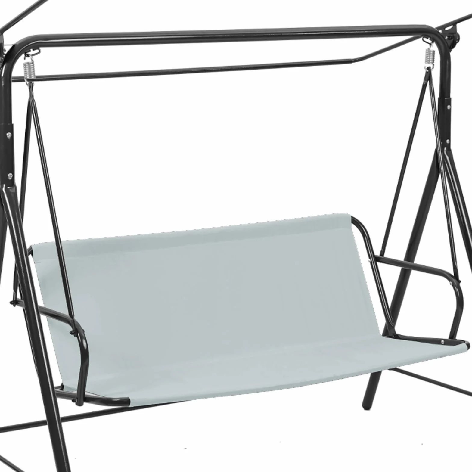 Coprisedile per Dondolo da Giardino 115x48x48cm Grigio