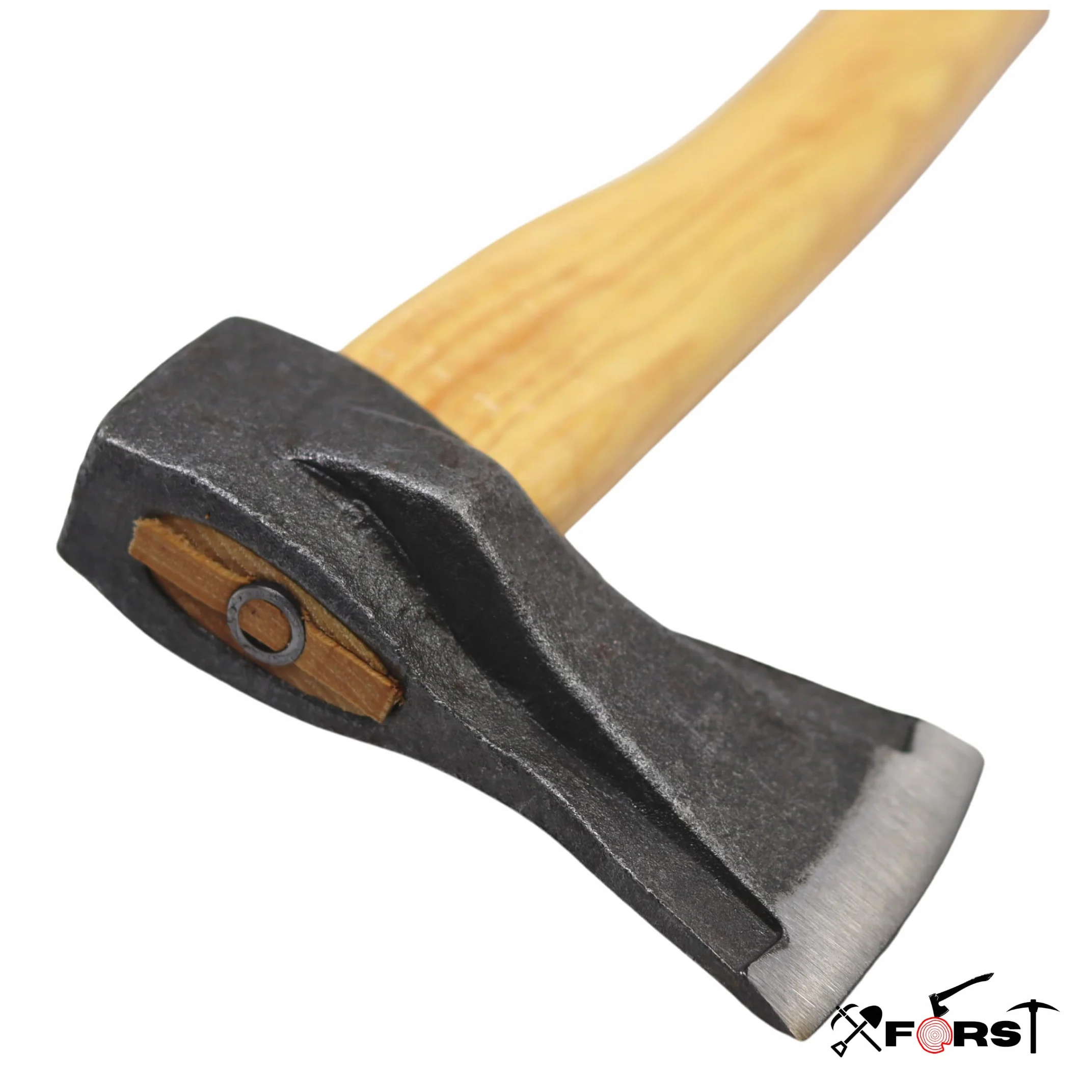 Ascia Xforst X-AG2 accetta in acciaio al carbonio forgiato da spacco forestale manico legno frassino 45 cm 1,3 kg