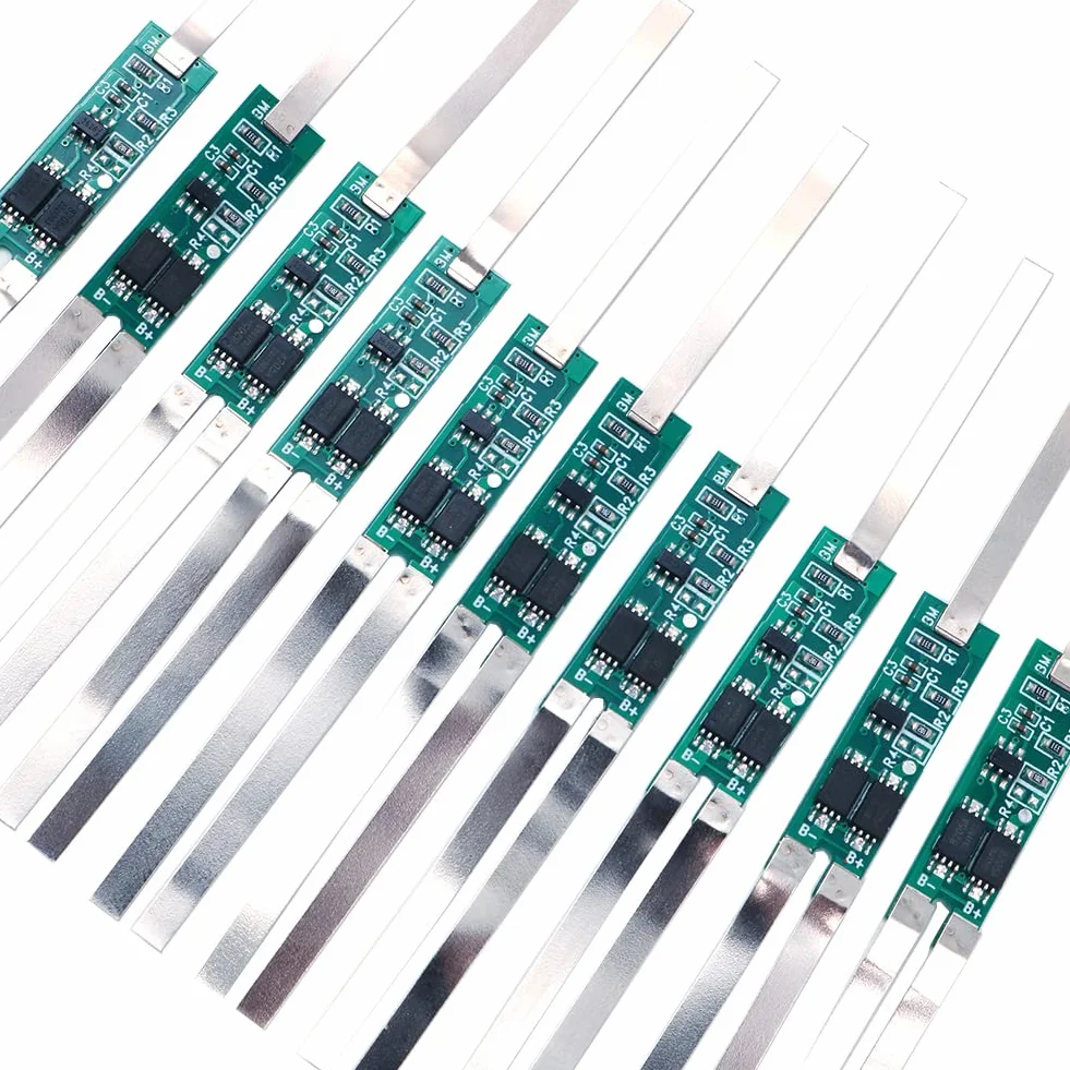 DollaTek 10Pcs 2S 7.4V 3.5A Doppio MOS Scheda di Protezione Bilanciamento per Li-ion 18650 Batteria