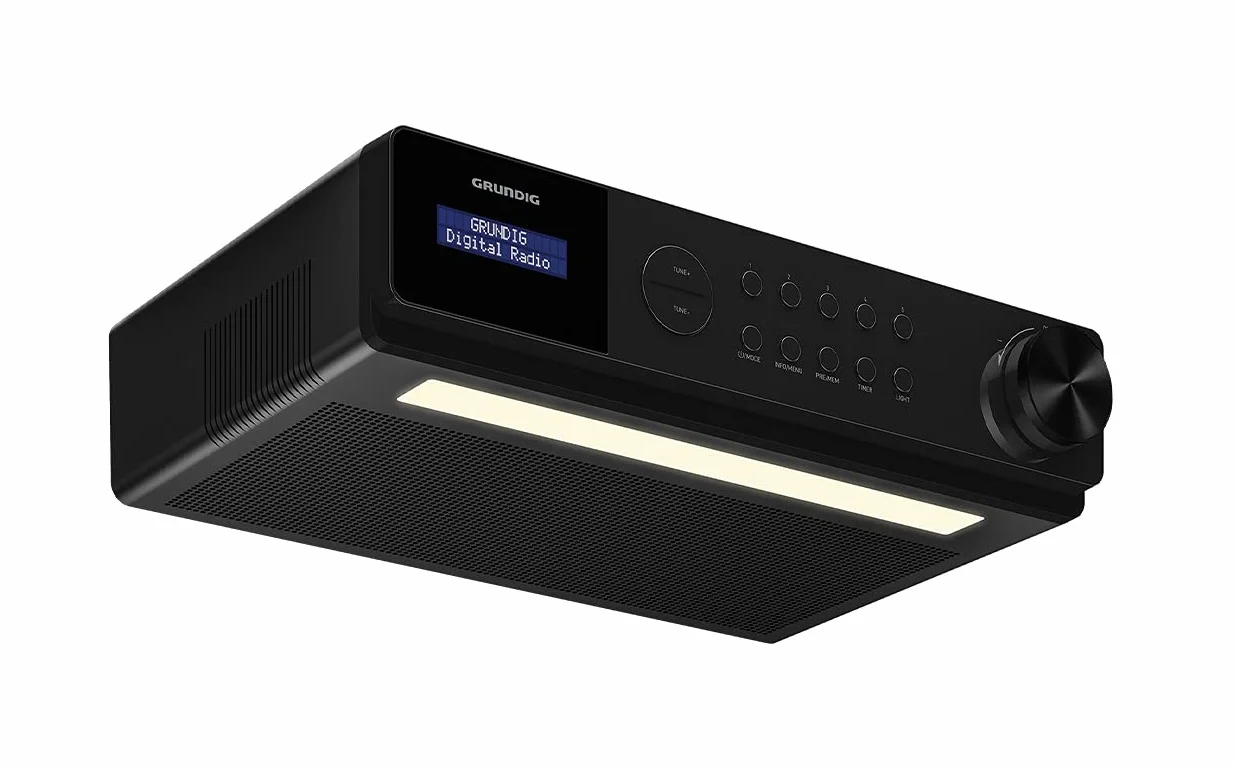 GRUNDIG DKR radio da cucina Bluetooth DAB DAB+ Nero