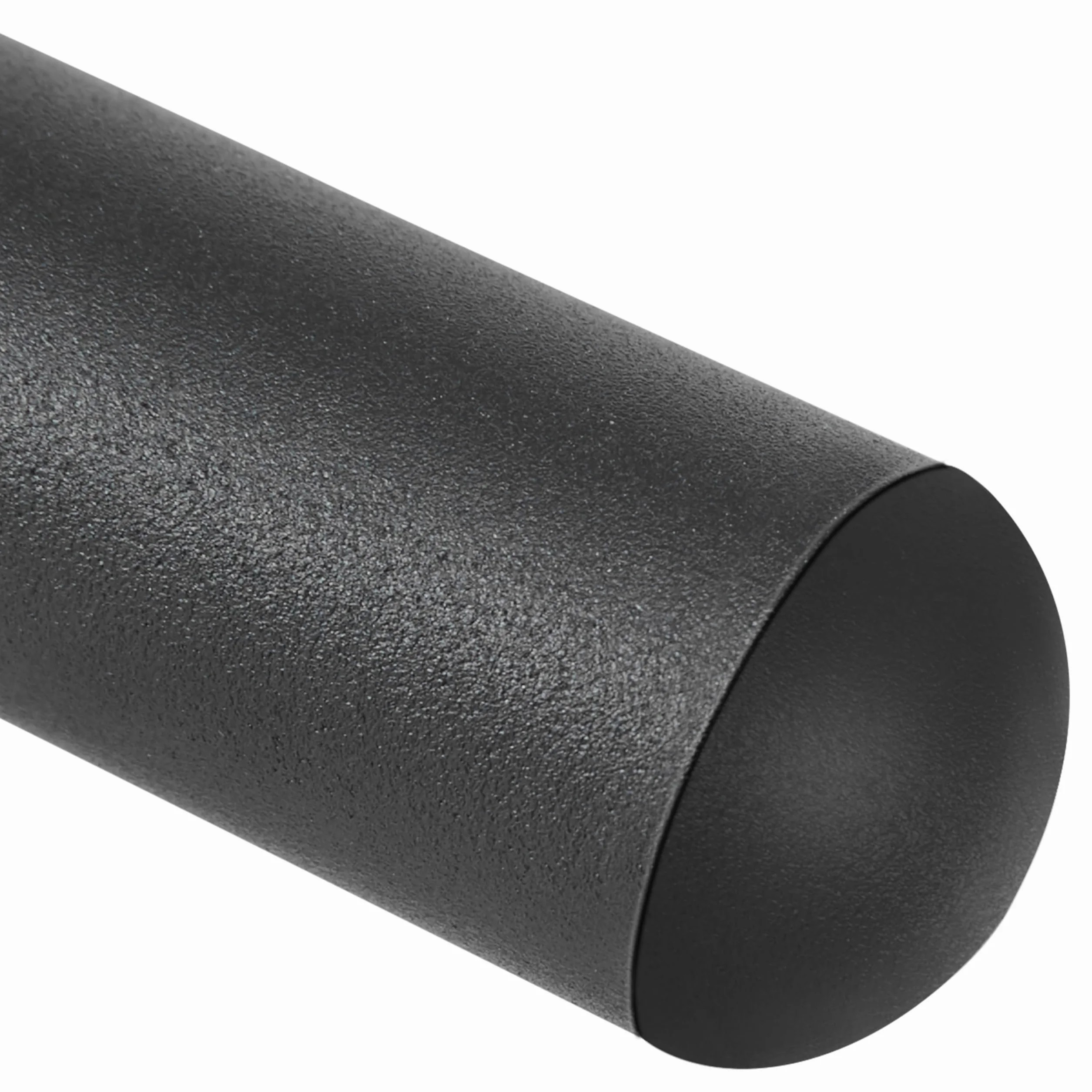 Yaheetech Tavolino Rotondo Pieghevole Dia.46 cm in Vetro e Metallo Resistente alle Intemperie Nero