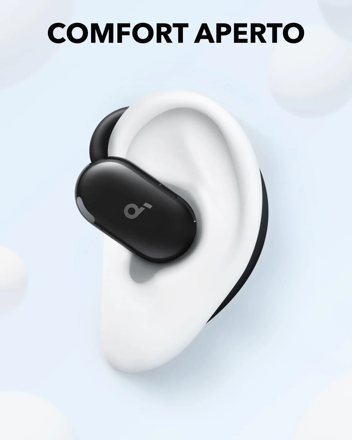 Soundcore V20i Cuffie Open-Ear Anker Bluetooth 5.4 Ganci Rotanti IP55 36H Riproduzione