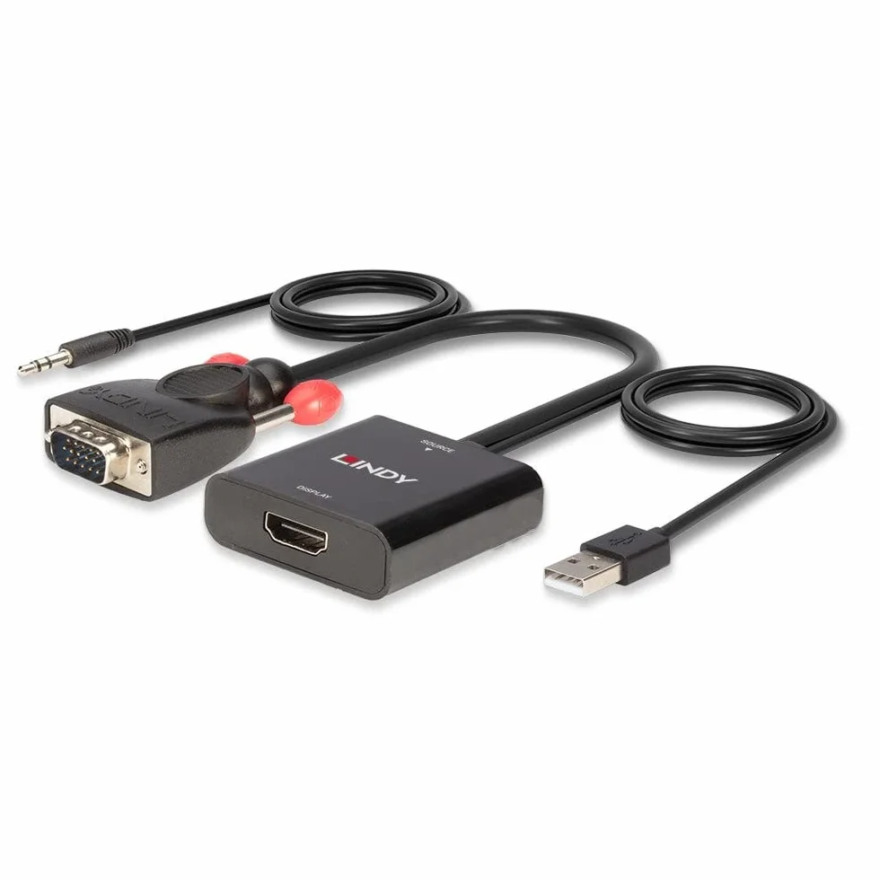 LINDY VGA Audio HDMI Converter 38284