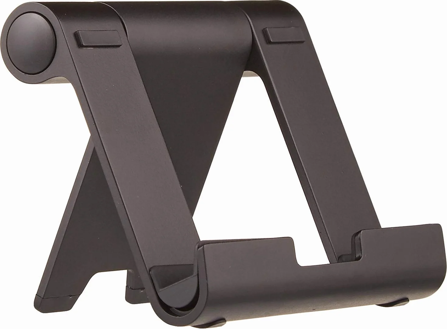 Amazon Basics Supporto portatile inclinabile per tablet, lettori e-book, telefoni, Nero