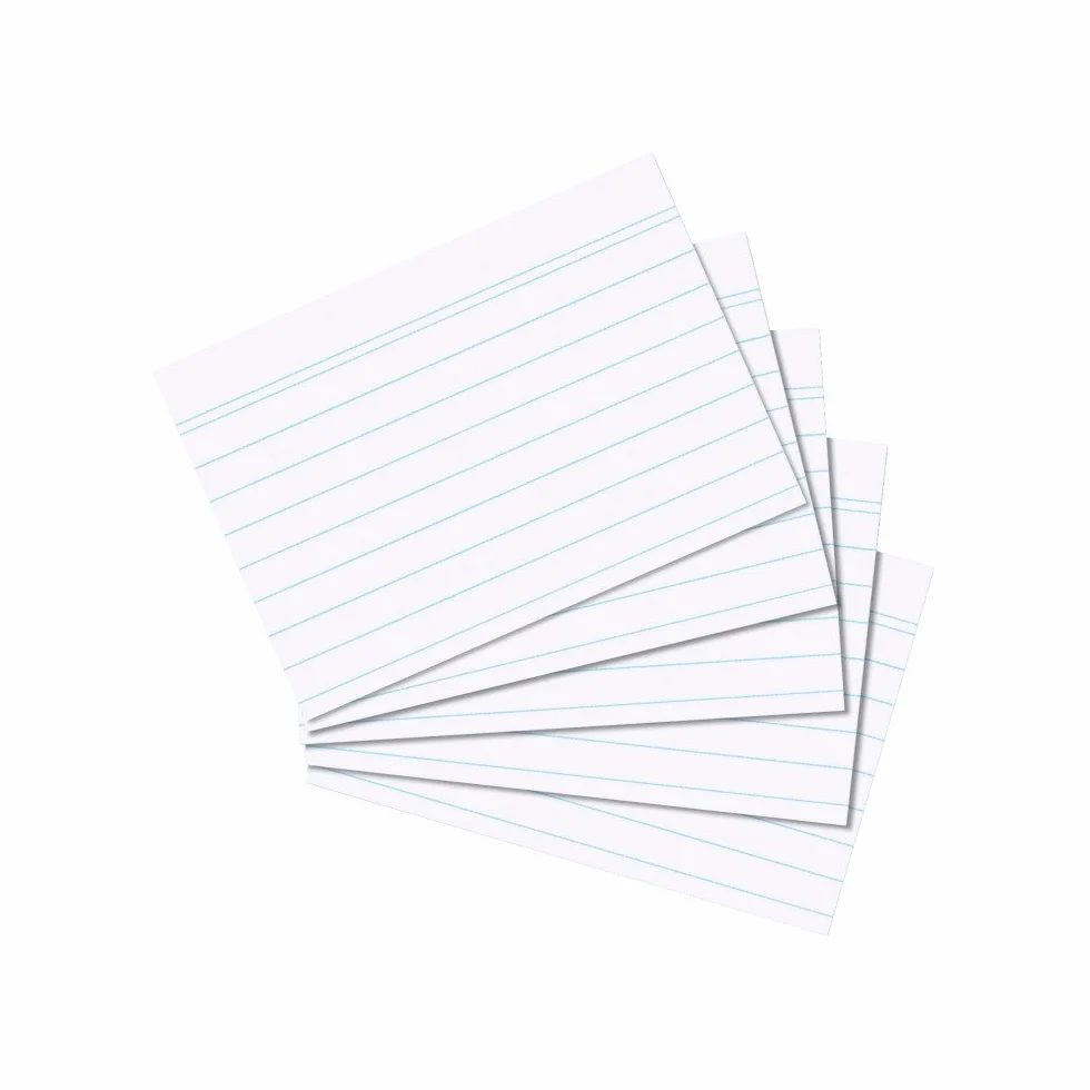 Herlitz Schede per appunti A7 bianco 100 pezzi