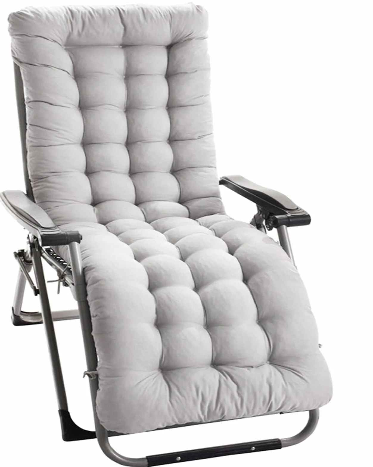 Cuscini per lettini Prendisole Cuscino per sedie da Salotto Portatile per Giardino Lettini da Sole per Interni all'aperto(#7,170x48x8cm)