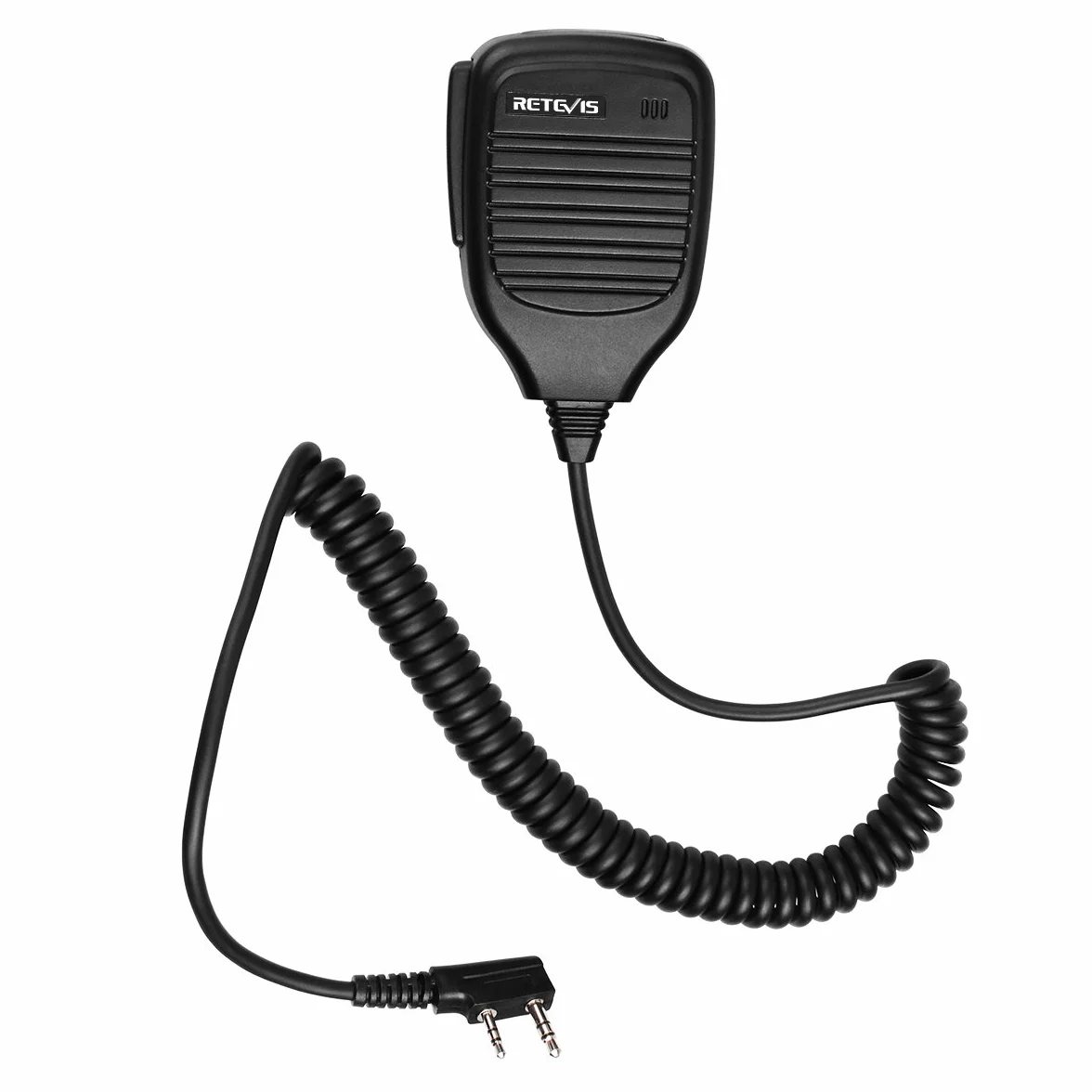 Retevis Walkie Talkie Microfono a Distanza Altoparlante 2 Pin Compatibile con Baofeng UV-5R BF-88E BF-888S