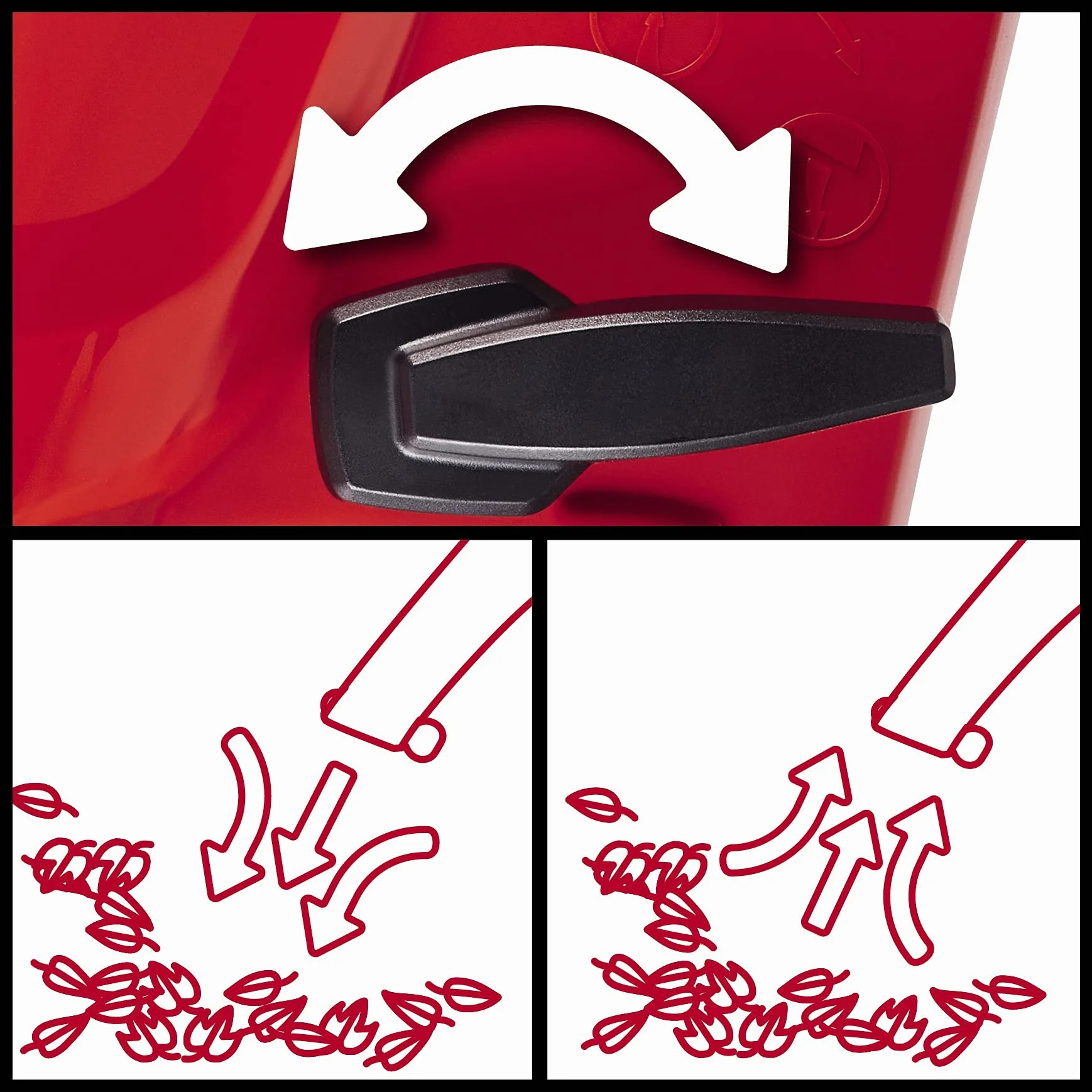Einhell Aspiratore Elettrico GC-EL 3024 E, Aspirazione/Soffiaggio, Tubo Asp. Ø 75 mm, Potenza Asp. 650 m³/h, Trinciatura, Rapporto Triturazione 10:1, Vel. Soffiagg. 240 km/h, Sacco di Raccolta 40 L