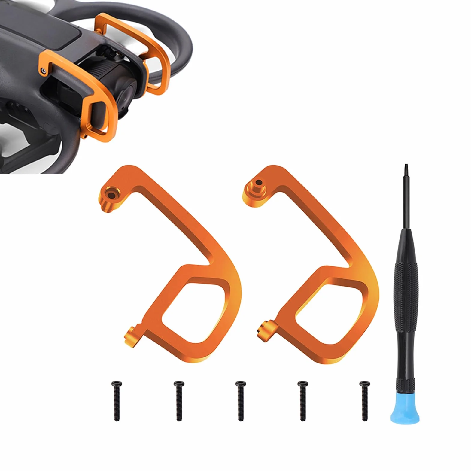 DJI Avata 2 Gimbal Protector Bumper Anti-Collision Aluminum Alloy Lens Guard