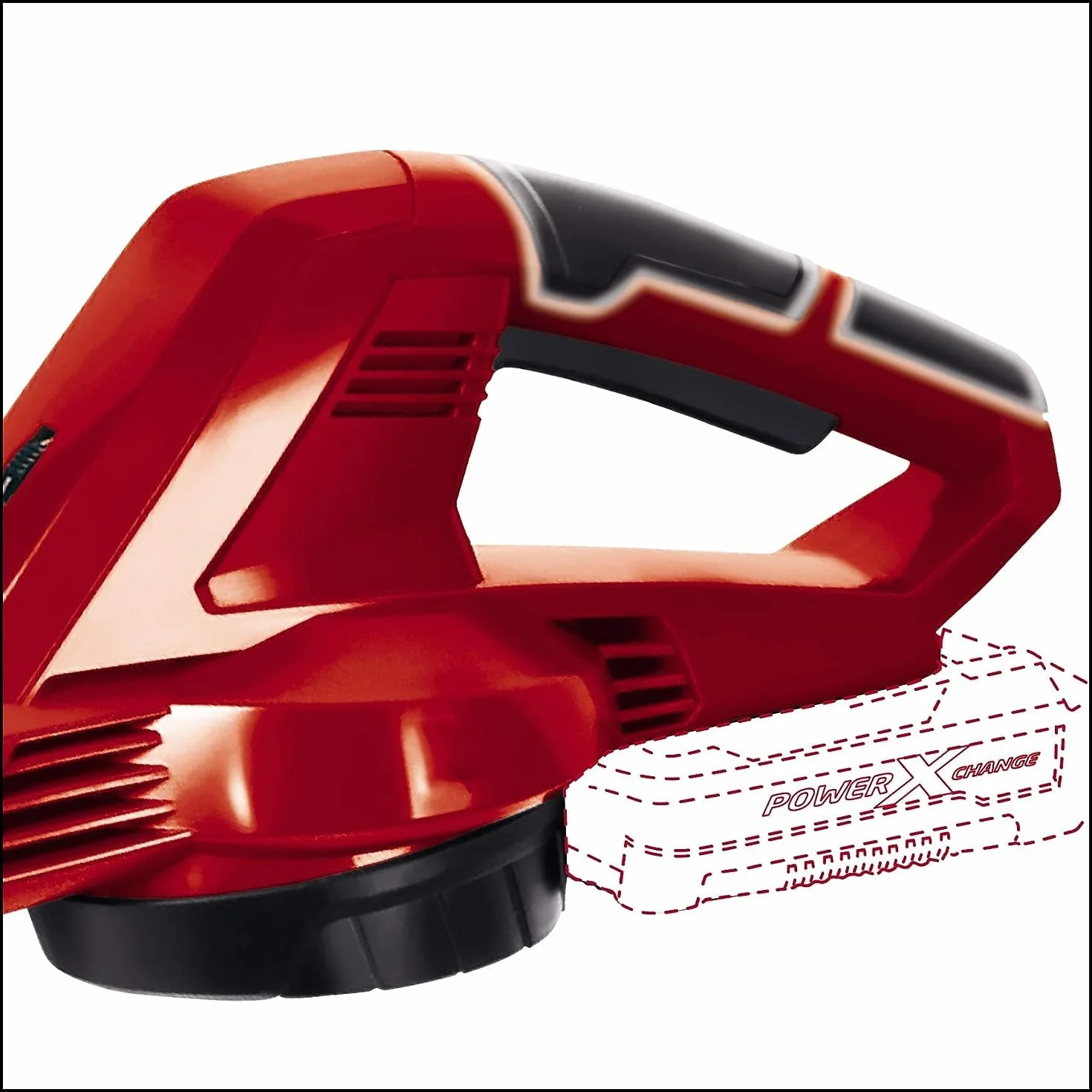 Einhell GC-CL 18 Li E Solo Soffiatore, Nero, Rosso, Senza Batteria e Caricabatteria