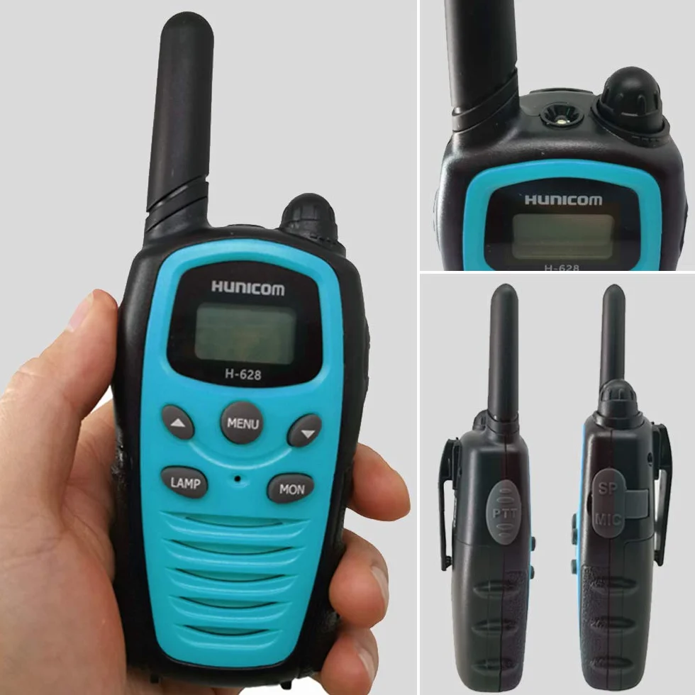 Walkie Talkie PMR VOX vivavoce 5 km LED retroilluminazione Blu