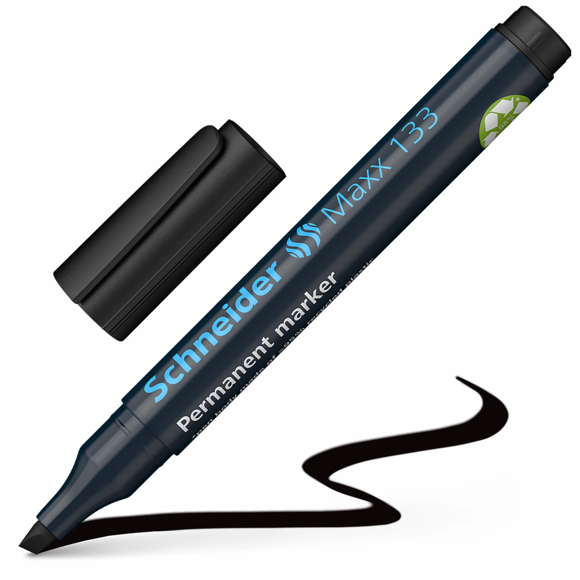 Schneider Pennarello Indelebile Maxx 133 Ricaricabile 1+4 mm Nero