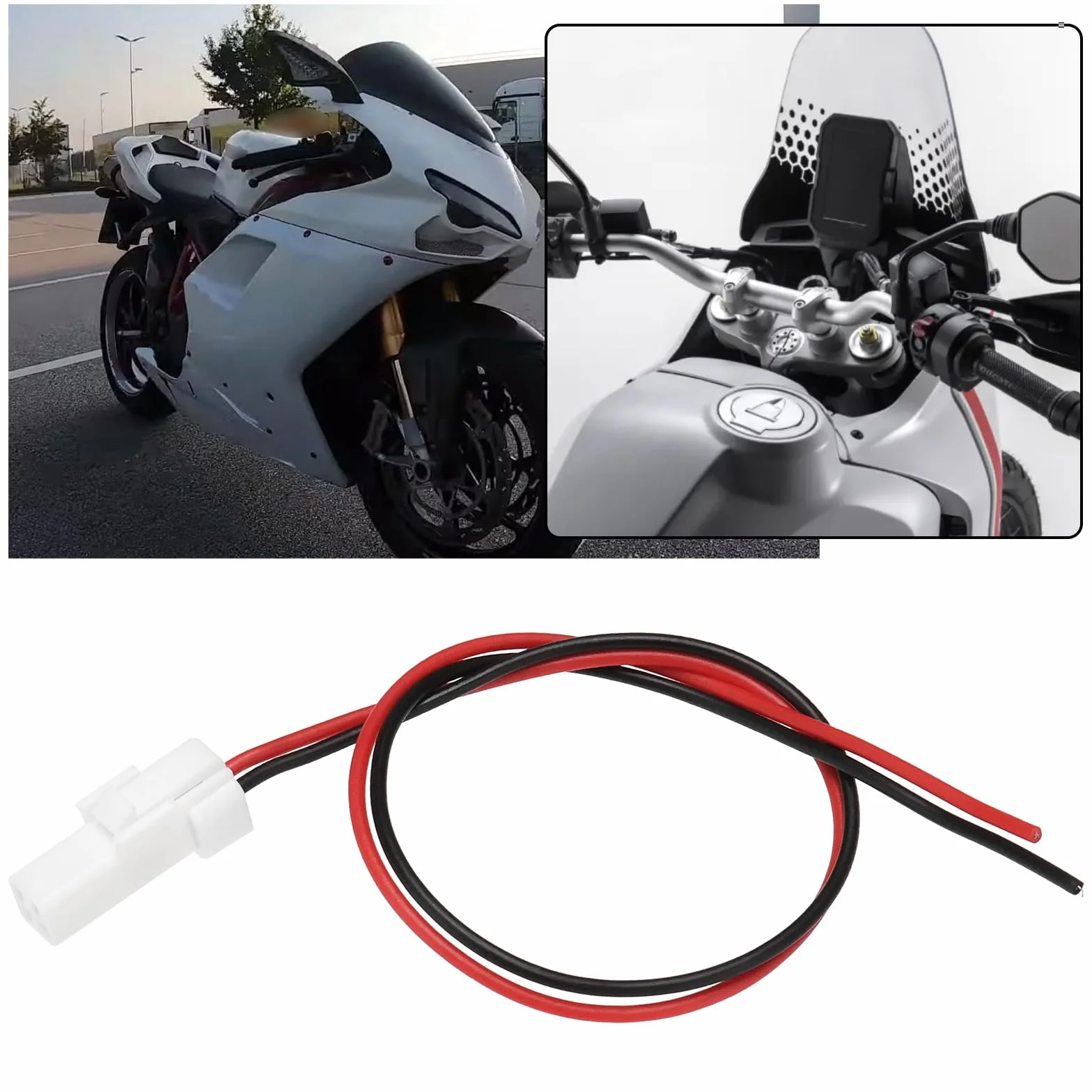 Adattatore Cablaggio GPS 4 Pin Compatibile Ducati Multistrada 1260 12V 17cm
