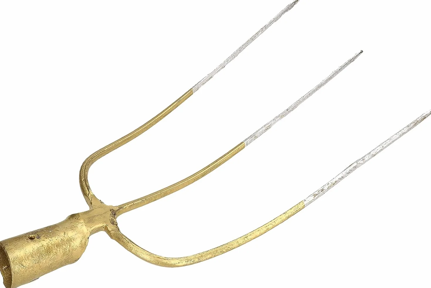 KOTARBAU® Forcone a 3 Denti in Acciaio Temprato Forchetta da Giardino Forca da Giardino Strumenti Manuali Attrezzi Accessori da Giardino
