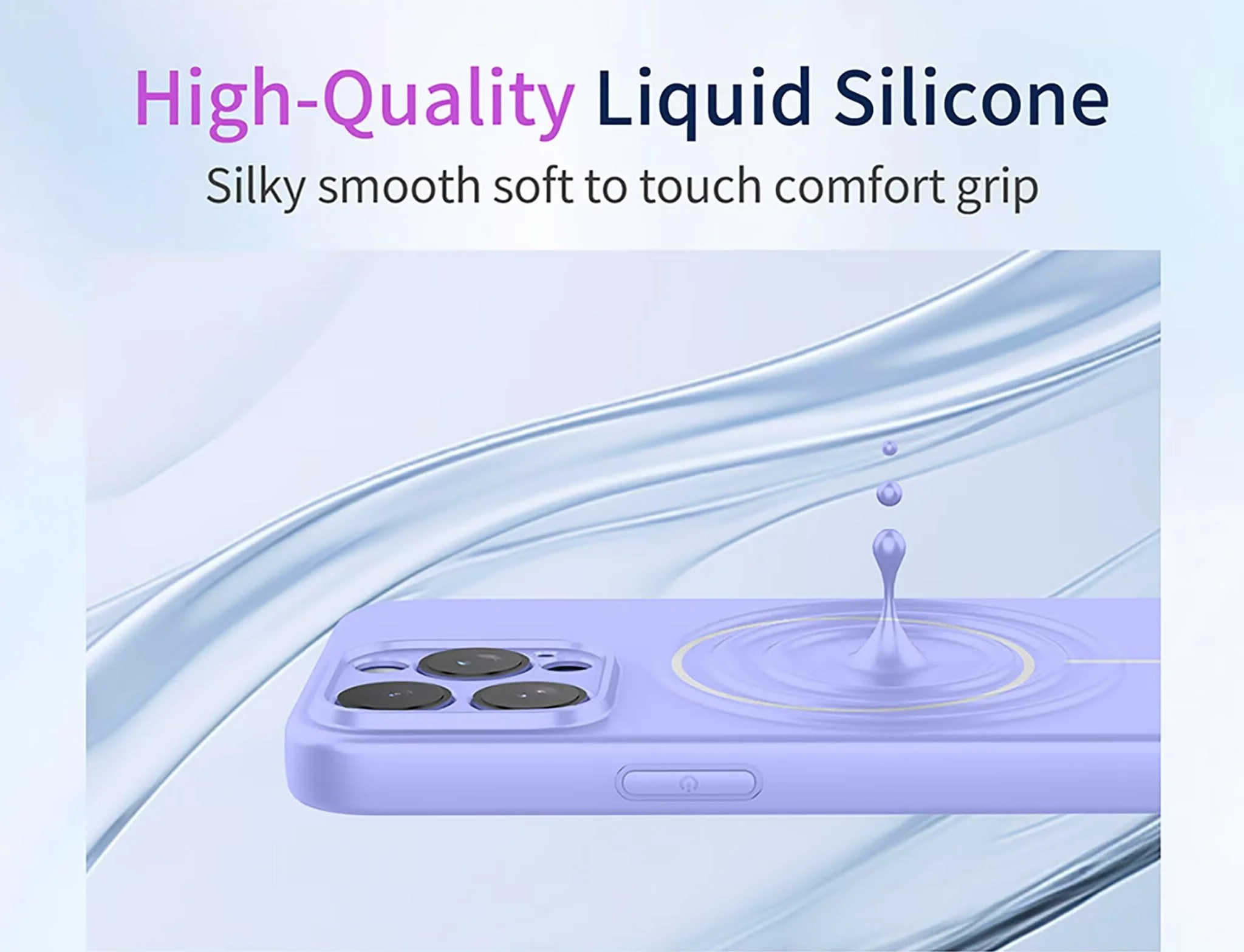 ILING Cover per HONOR 400 Lite 5G, Custodia in Silicone TPU Morbido Antiurto Opaco Porpora