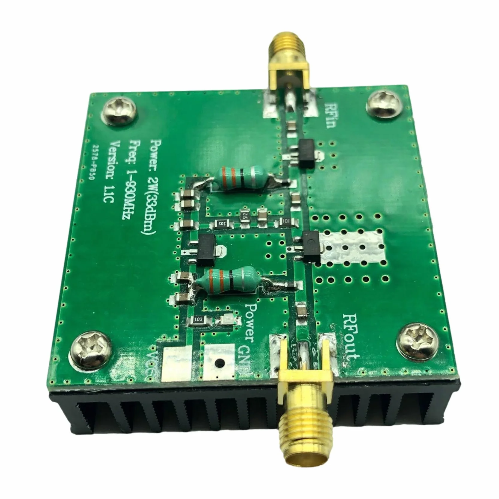 Modulo Amplificatore di Potenza 2W FM HF 1-930MHz Banda Larga