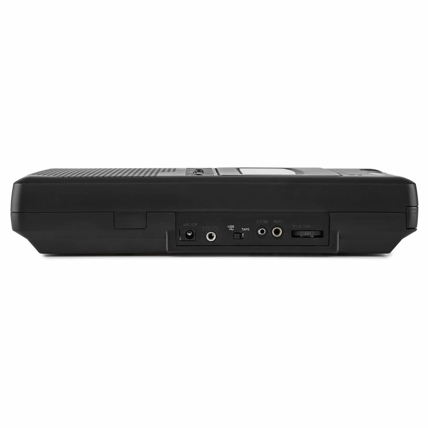 AUNA RQ-132USB Mangianastri Lettore Cassette Tape Portatile con Microfono Nero
