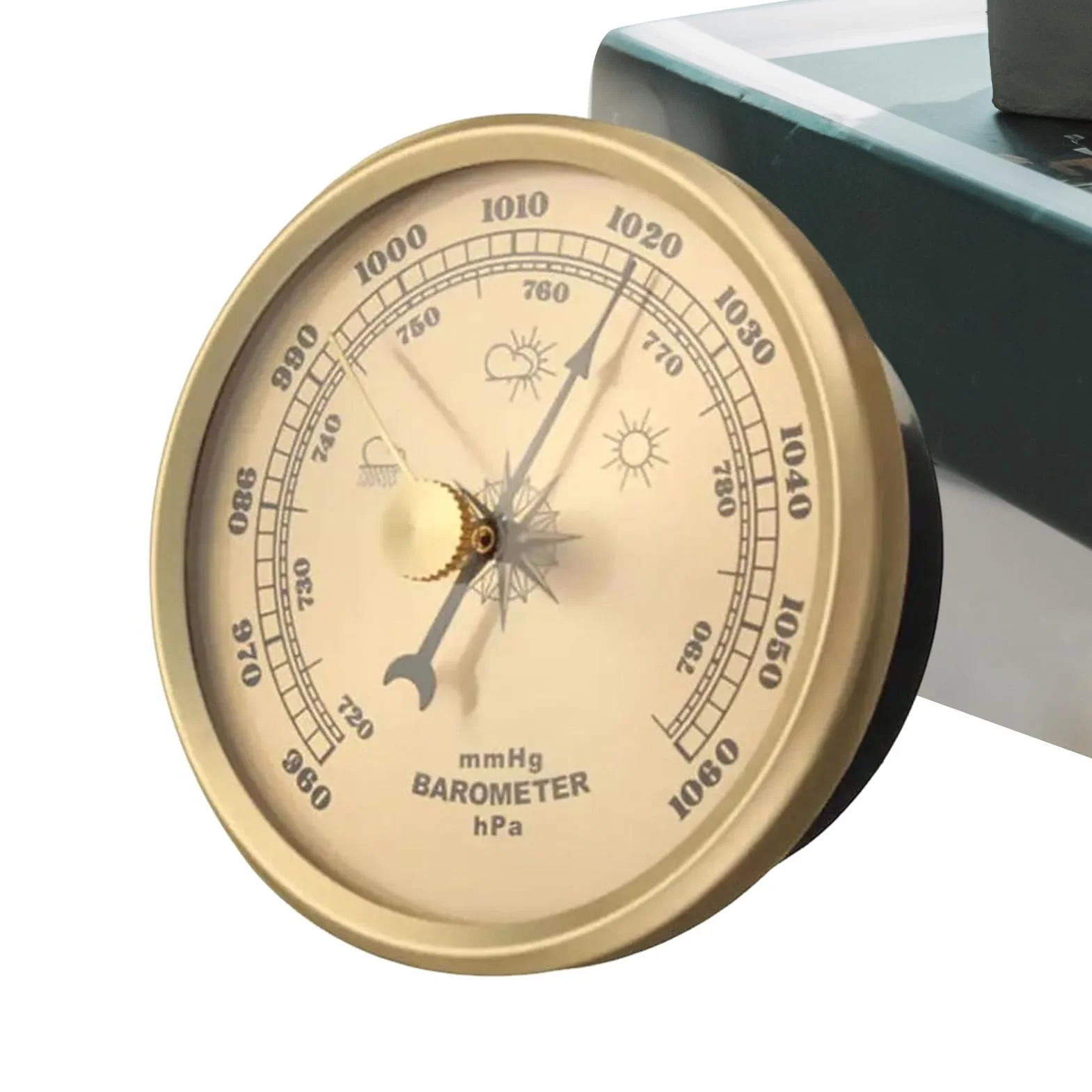 Strumento barometrico meteorologico all'aperto - misuratore di pressione atmosferica automatica, gadget pratico per pescatori, cacciatori e sportivi nautici | Lo strumento sostenibile per le condizion
