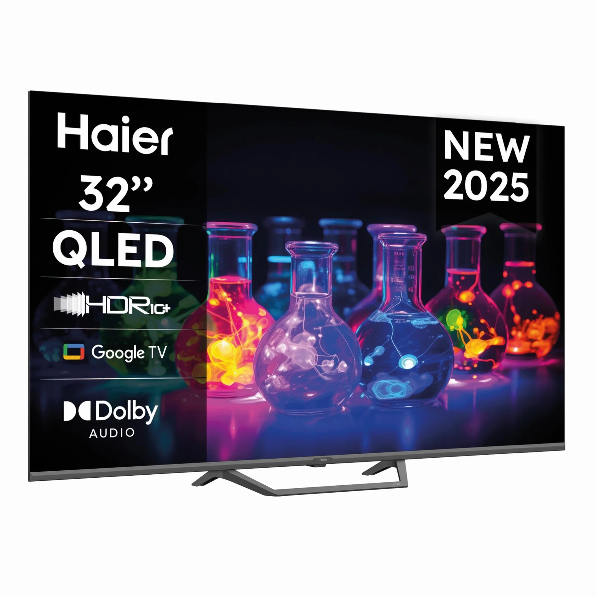 Haier 32'' QLED 4K UHD Smart TV H32S80EFX Google TV Dolby Audio HDR 10 120Hz HDMI 2.1