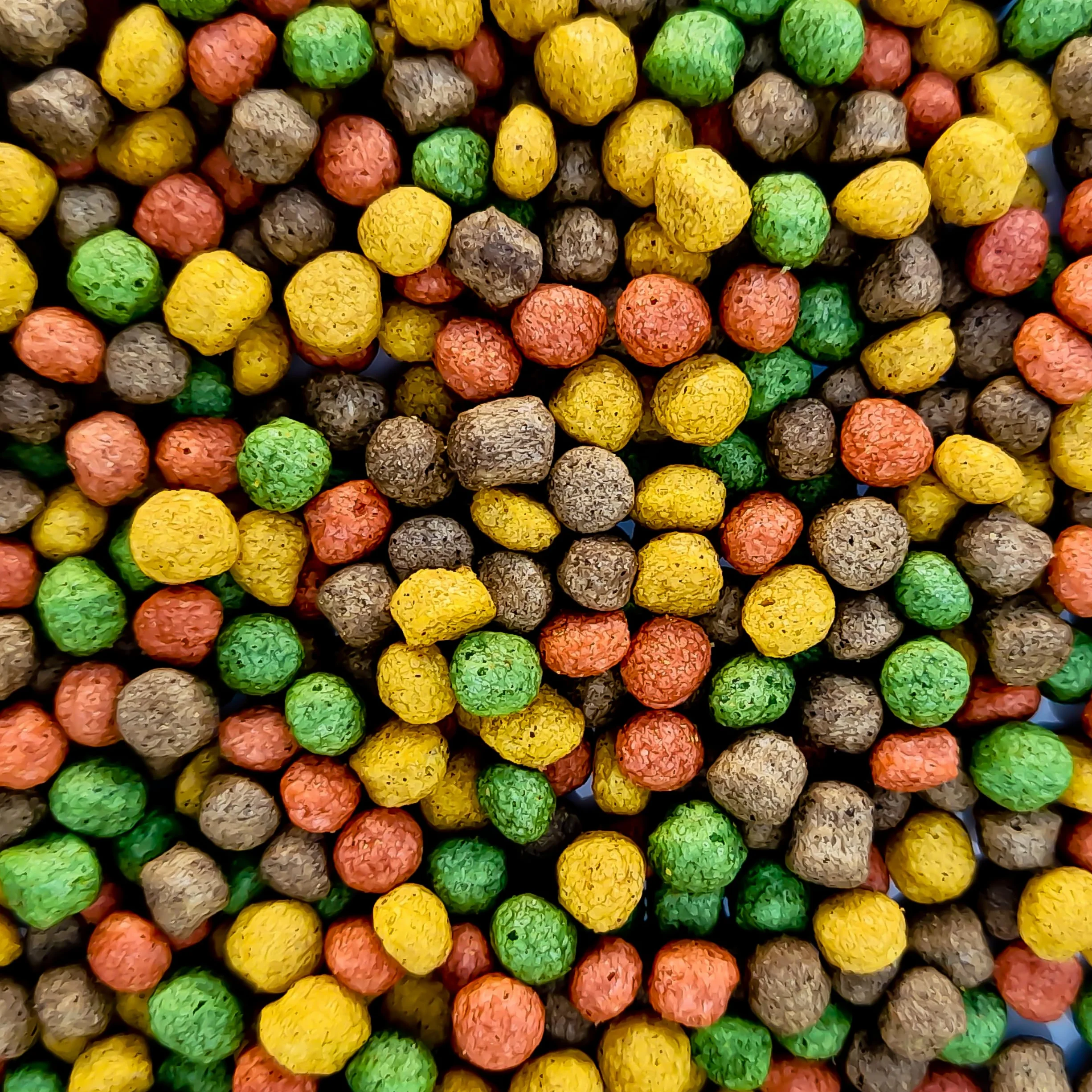 Mangime Koi Multi-Mix 6 mm – Il mix di 4 varietà per koi e pesci di stagno per una dieta equilibrata di pesce con olio di salmone, spirulina, astaxantina e Wheatgerm (5 kg)