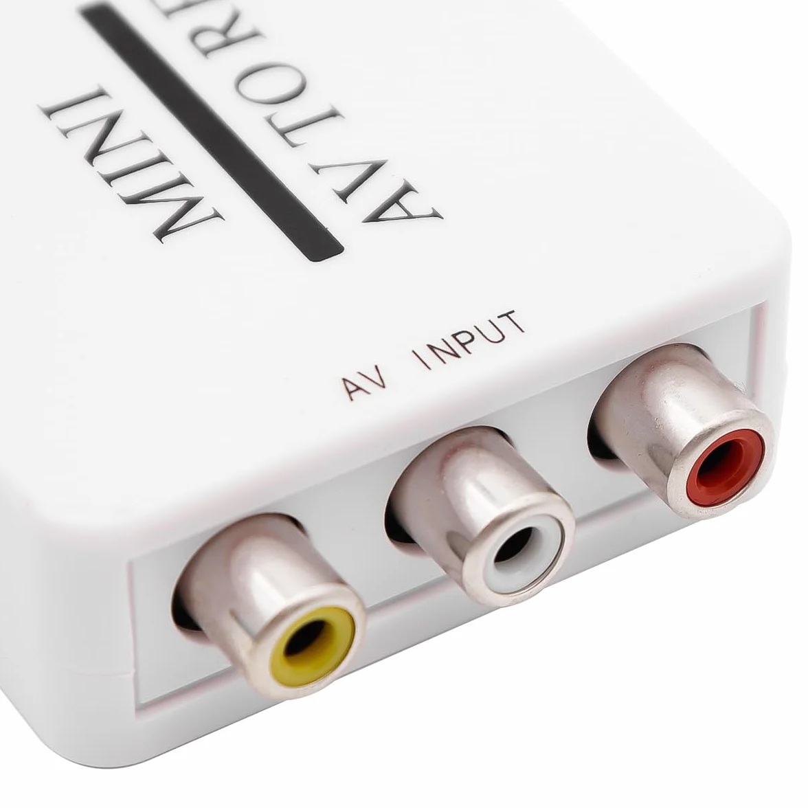 Convertidor Modulador AV a RF Bidireccional RCA Compuesto Adaptador AV2 PAL NTSC SECAM