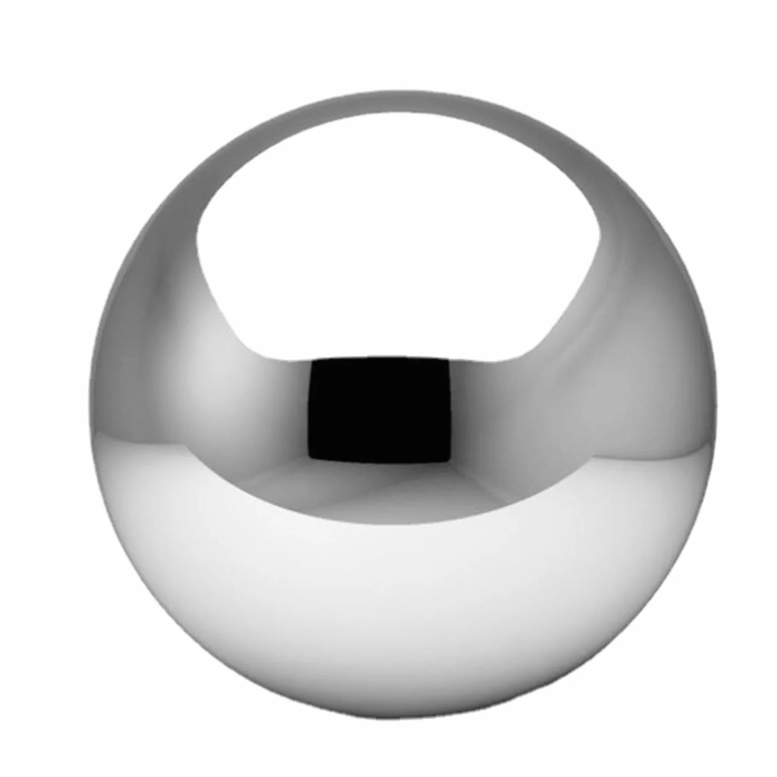 Sfere decorative a specchio in acciaio inossidabile per giardino, cortile, patio, prato, ornamento riflettente per esterni, decorazione per acqua esterna, finitura argentata, 150 mm (1 pezzo)