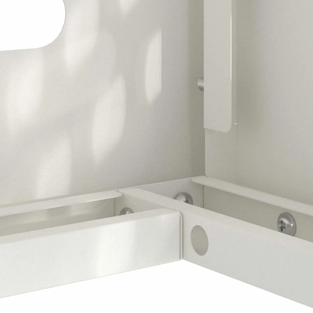 vidaXL Copertura per condizionatore d'Aria 100 x 50 x 70 cm Bianco Impermeabile Resistenza Invernale