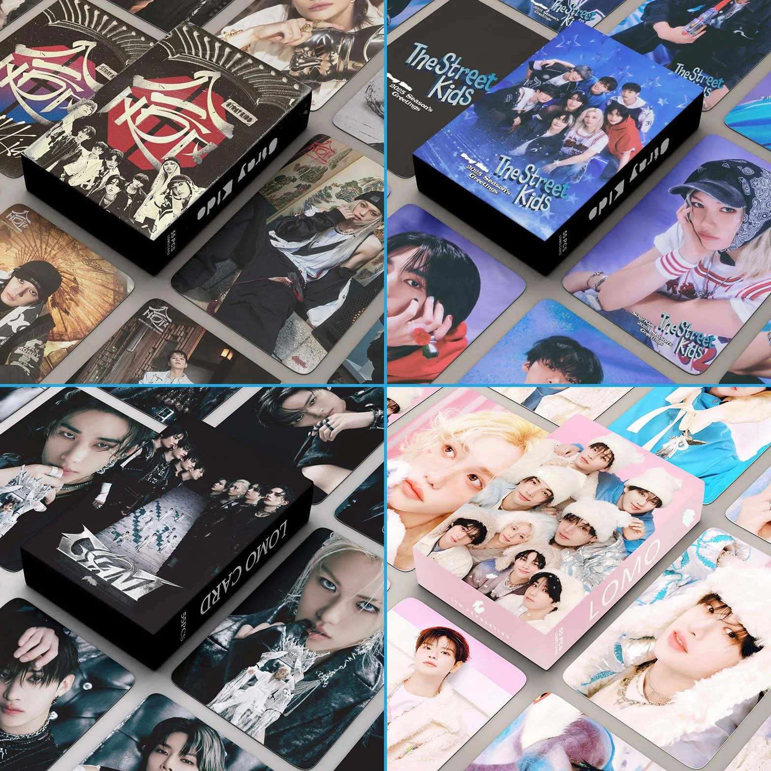 Strraykiid Photocard 4 Set 220 Pezzi Carte Lomo Card Kpop