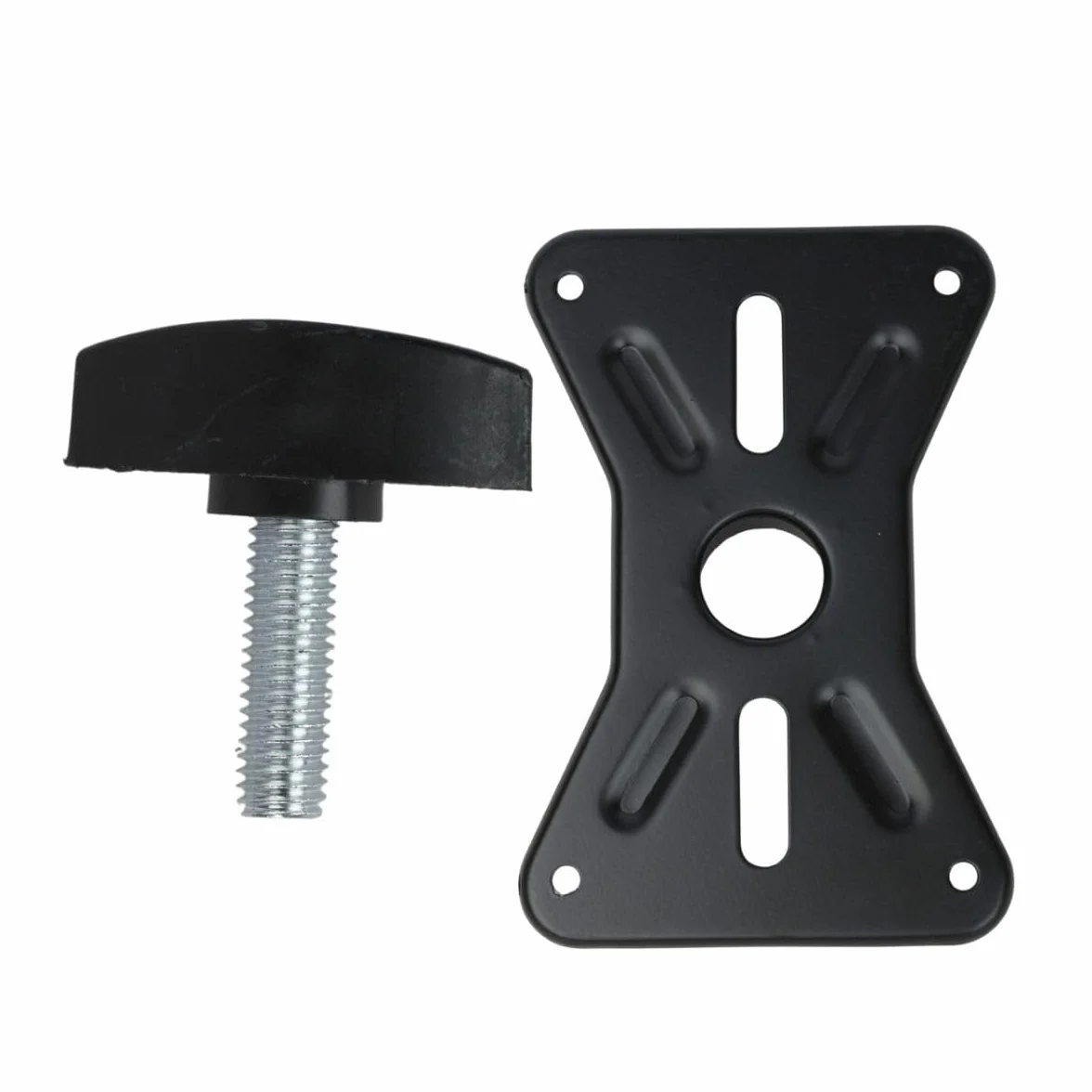 Adattatore Stativi Casse Acustiche Ferro Flangia Basetta Universale Treppiedi 2 Pezzi