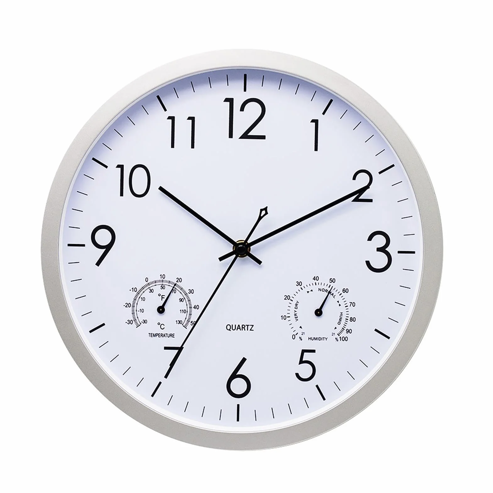 Orologi da giardino impermeabili per esterni, orologio da esterno con termometro e igrometro, orologi da parete vintage al quarzo di qualità per interni ed esterni, per giardino, patio, piscina,