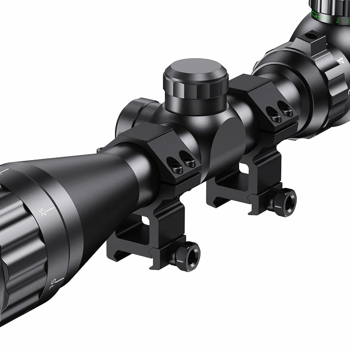Anelli per cannocchiale da 1 Pollice ad Alto Profilo per Guida Picatinny da 20 mm, 2 Pezzi