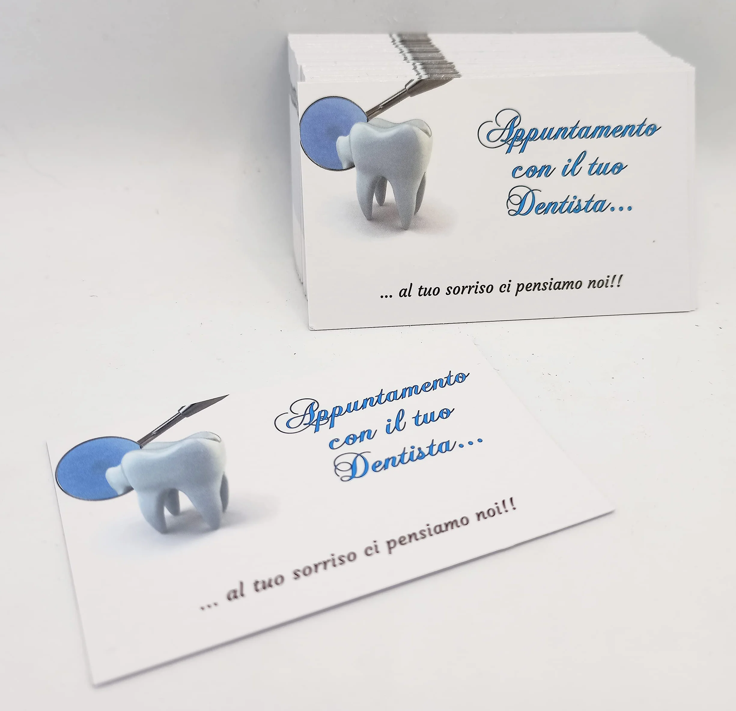 Biglietti per Appuntamenti Dentista 50-500 pezzi Promemoria Studio Odontoiatrico Tessere Tabella Appuntamenti 250