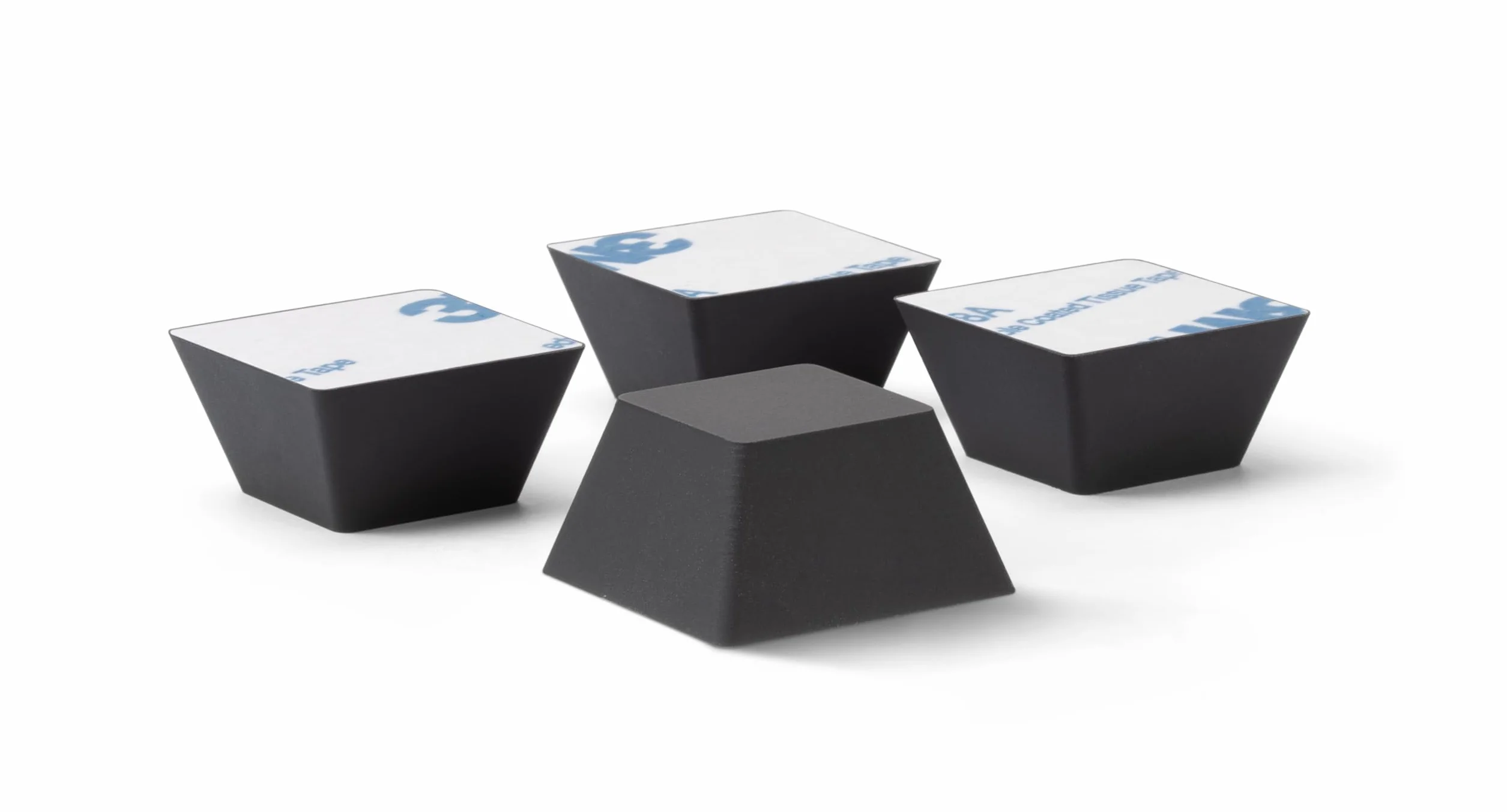 Dynavox EDS20 set da 4 piedini universali in elastomero siliconico per Hi-Fi altoparlanti amplificatori nero